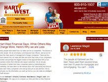 Tablet Screenshot of hartwest.com